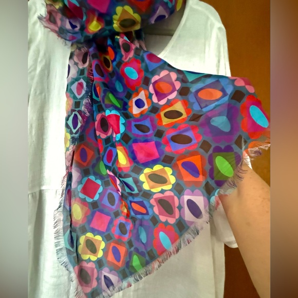 Lesley Evers Esme Scarf in Gems NWOT - Picture 3 of 8